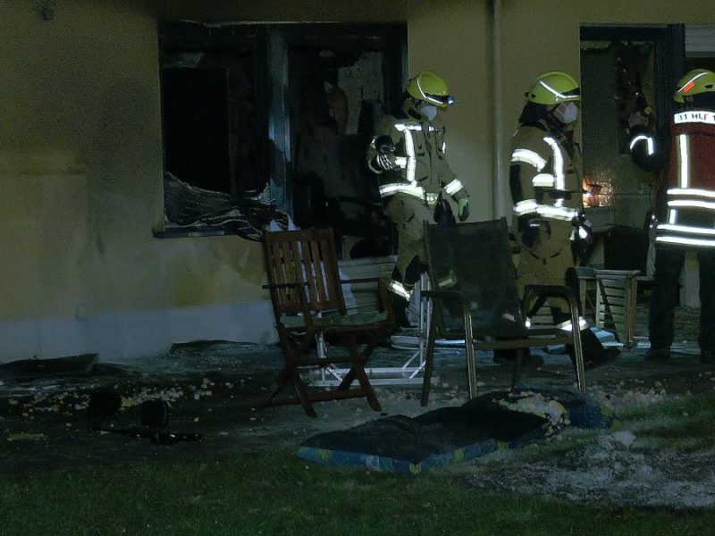 Ruhrgebiet Kamen Feuer in Wohnheim