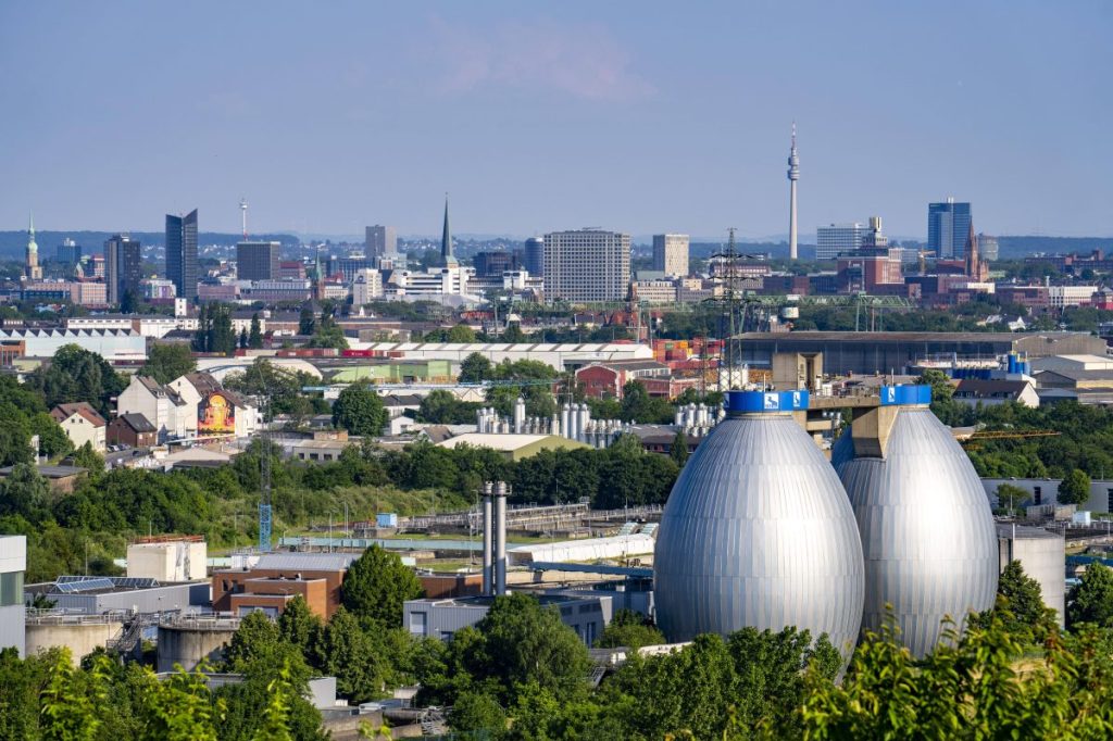 Skyline der NRW-Stadt Dortmund.