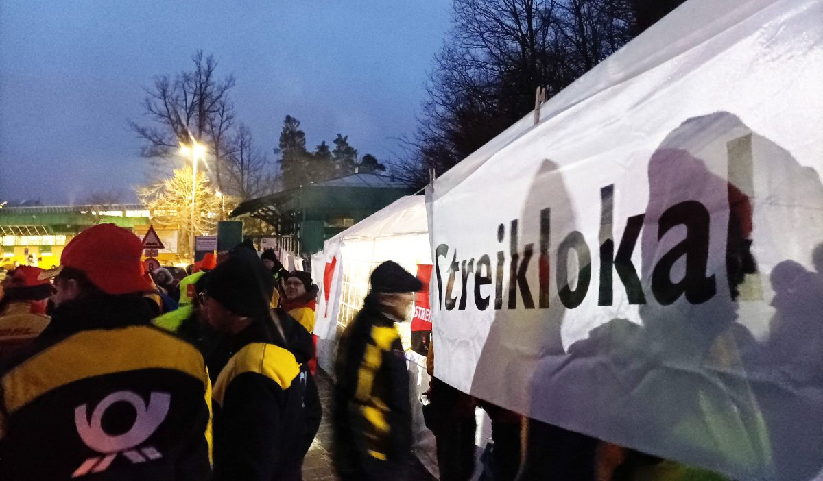 Deutsche Post in NRW Streik