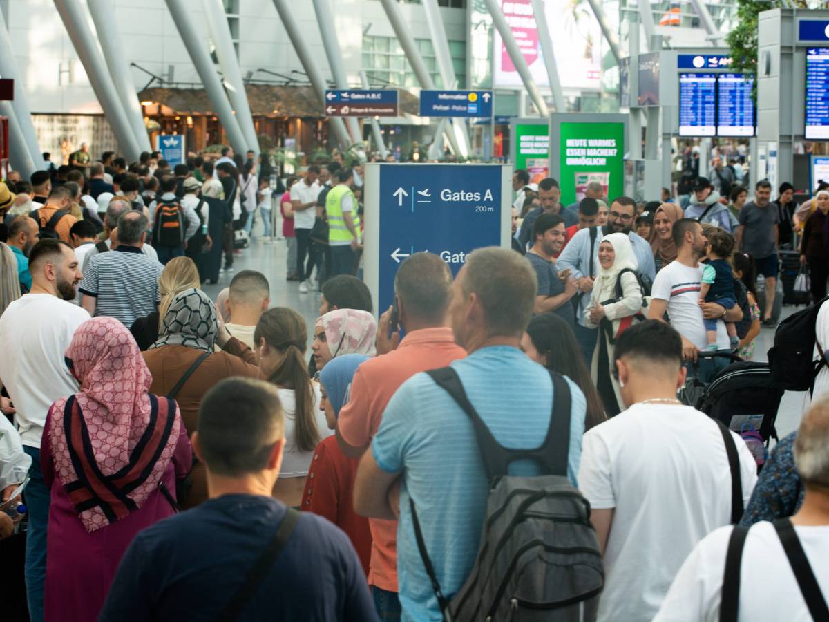 Chaos am Flughafen Düsseldorf