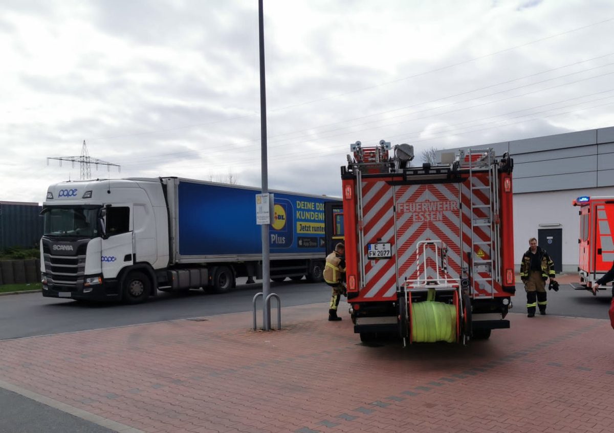 Lidl in Essen Unfall