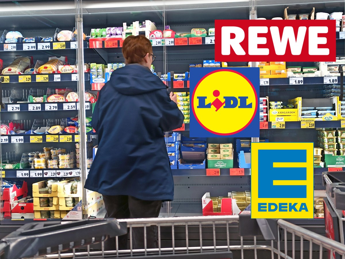 Einkauf bei Lidl, Rewe