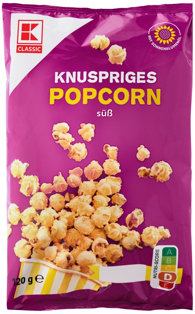 Kaufland Eigenmarke K-Classic Knuspriges Popkorn