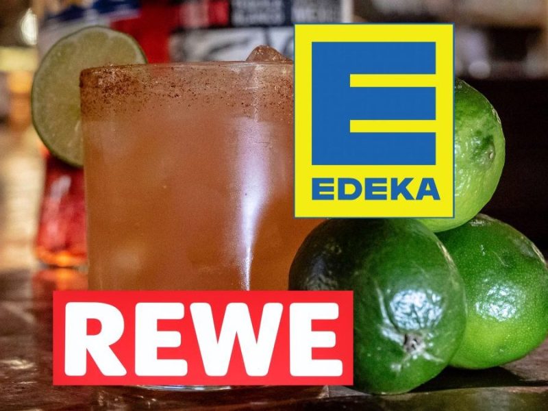 Rewe, Edeka und Co. Tequila Cocktail und Limetten