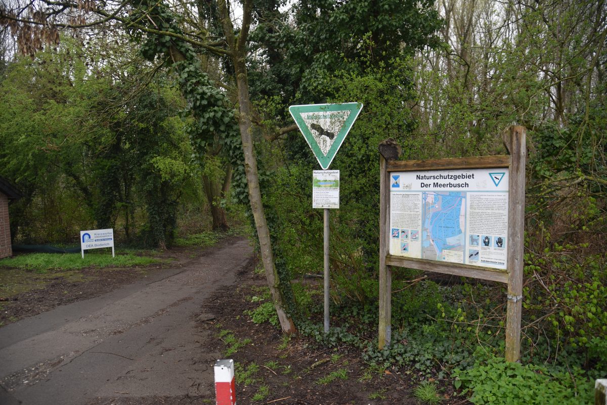 Ein Zugang zum betroffenen Wald in NRW