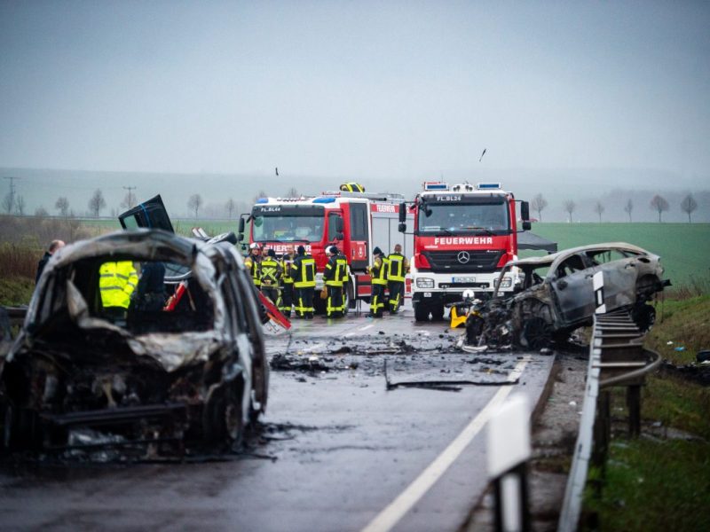 Thüringen B247 Unfall