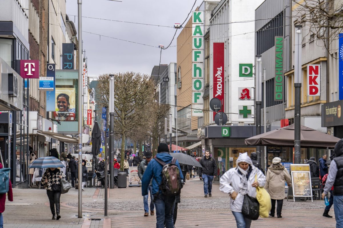 Gelsenkirchen Innenstadt Fußgängerzone