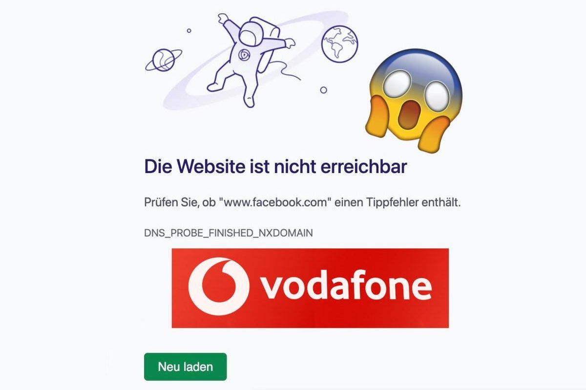 Vodafone Internet-Störung