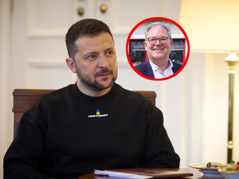 Ein Vizepräsident des DFB fällt mit Äußerungen über Wolodymyr Zelenskyj auf.