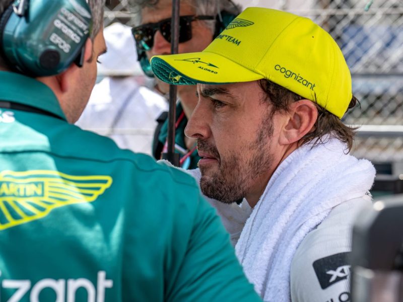 Fernando Alonso beim Formel 1-Rennen in Monaco.