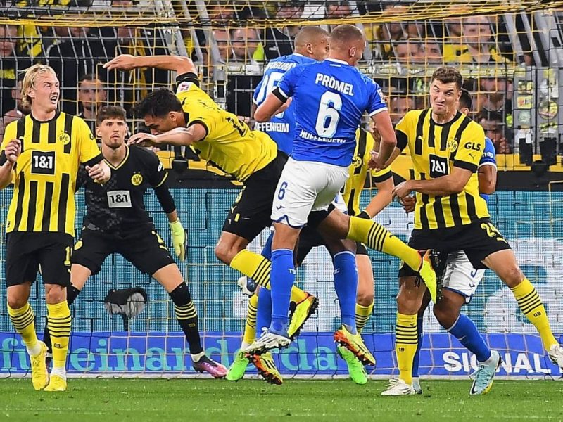 Borussia Dortmund traf im September auf die TSG Hoffenheim.