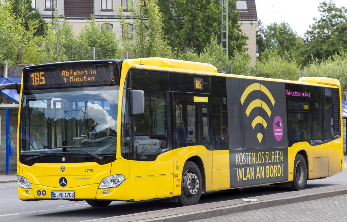 Bus der Ruhrbahn in Mülheim