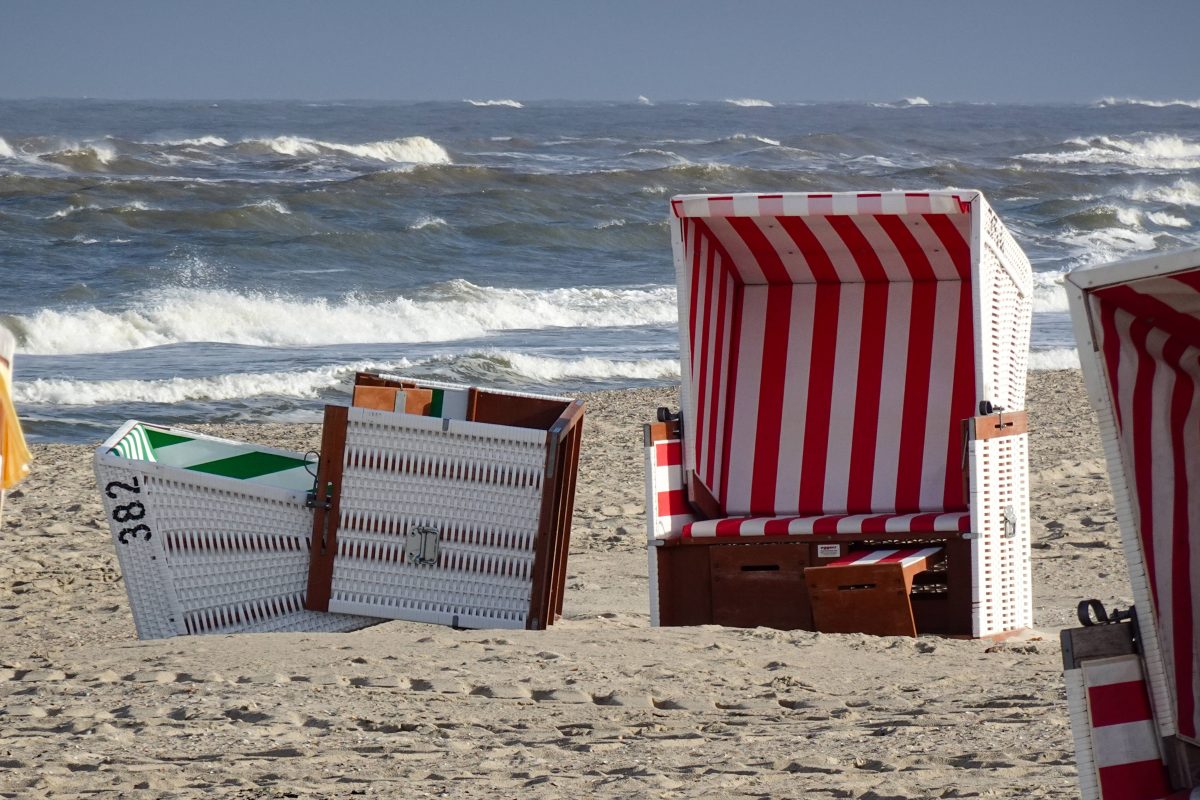 Baltrum, Nordsee, Strand und Strandkörbe