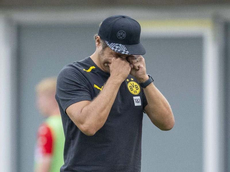 Edin Terzic war bei Borussia Dortmund streckenweise fassungslos.