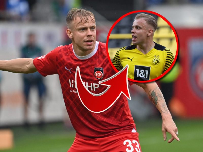 Lennard Maloney kehrt mit dem 1. FC Heidenheim zu Borussia Dortmund zurück.