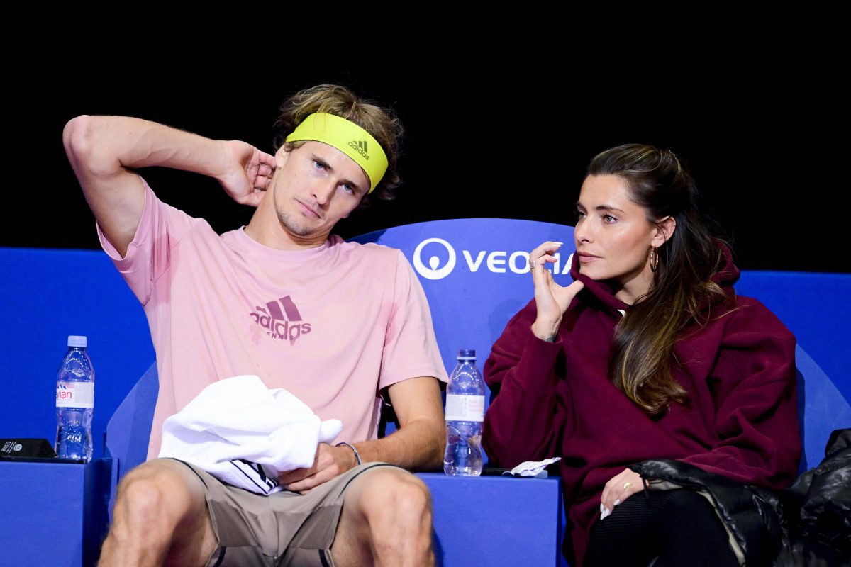 Sophia Thomalla und Alexander Zverev liefern sich eine Szene in New York.