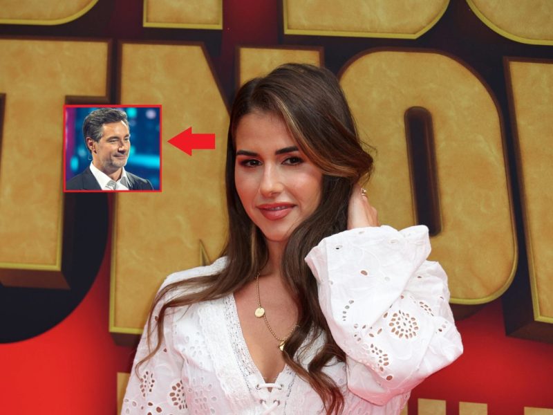 Sarah Engels bekommt von Marco Schreyl öffentlich eine Nachricht.