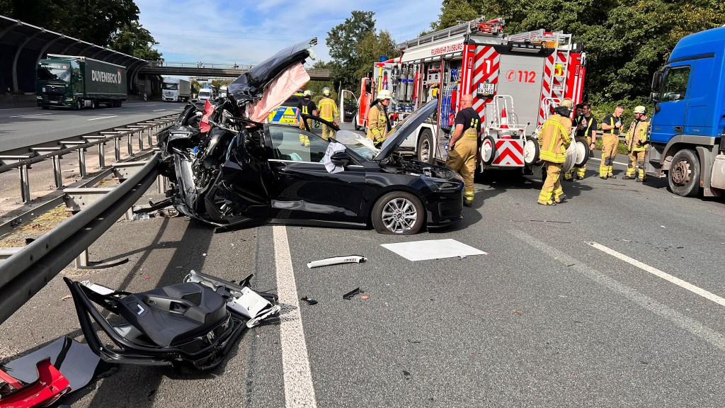 Unfall auf der A3 in Duisburg!