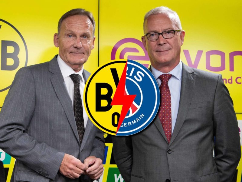 Borussia Dortmund zofft sich mit Paris St. Germain.