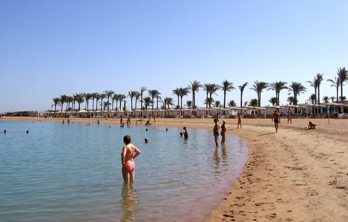 Strand von Hughada in Ägypten