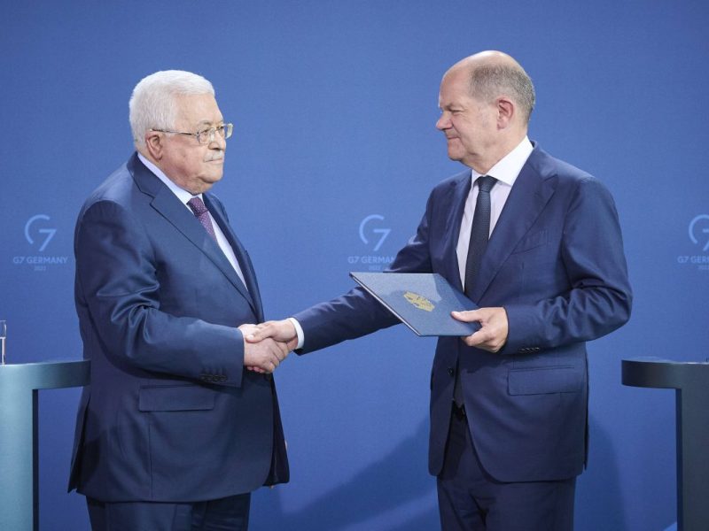 Scholz und Abbas