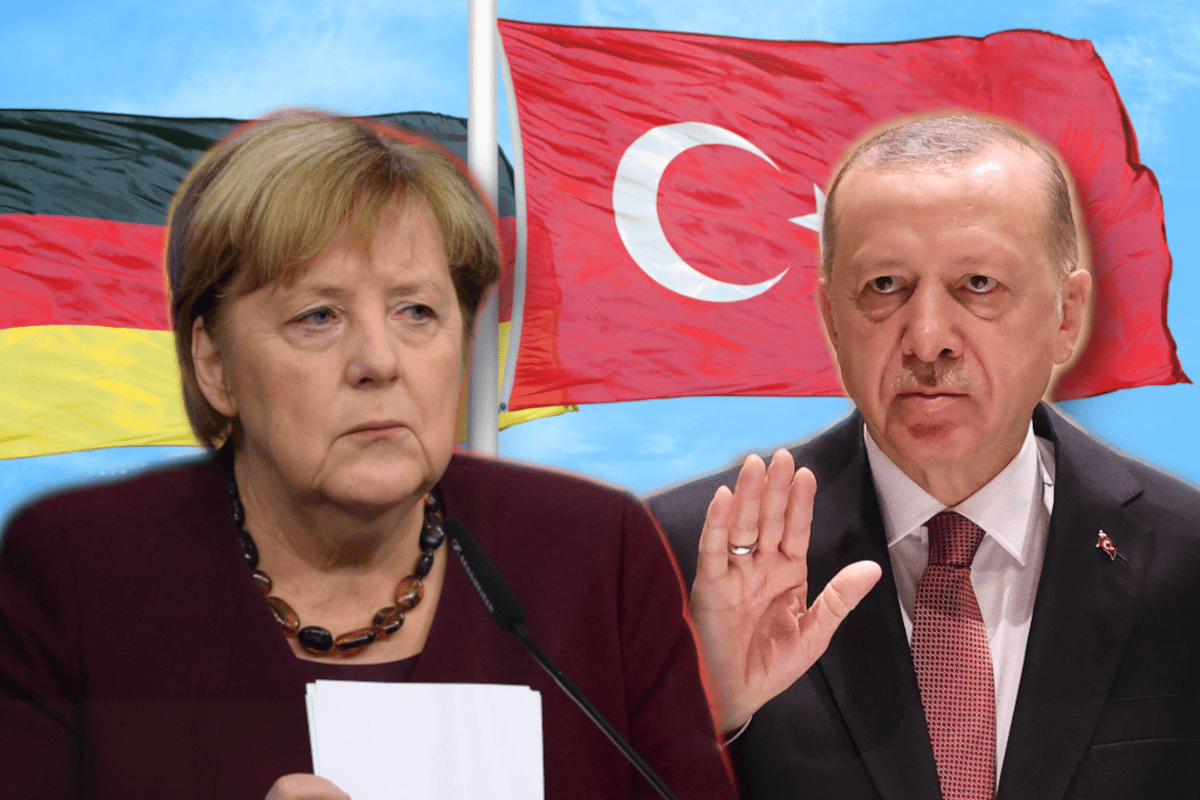 Im Duell um die Deutschtürken: Merkel und Erdogan.