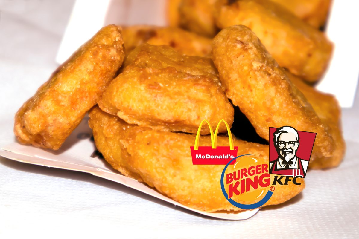 McDonald's, Burger King und KFC Chicken Nuggets