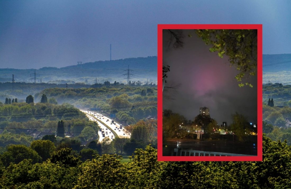 Gelsenkirchen: seltenes Himmel-Phänomen gesichtet.