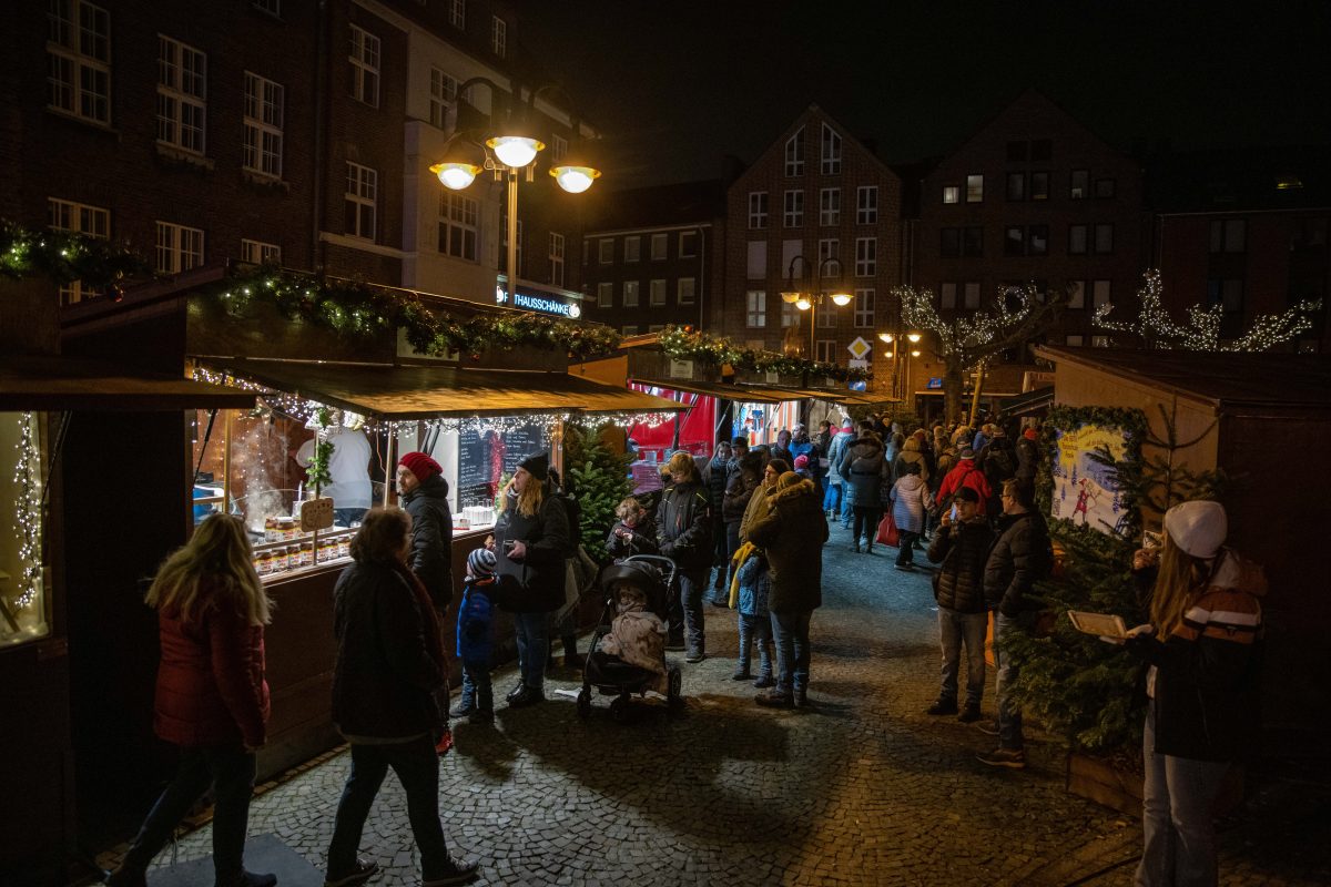 Weihnachtsmarkt in NRW bietet kostenloses Essen an