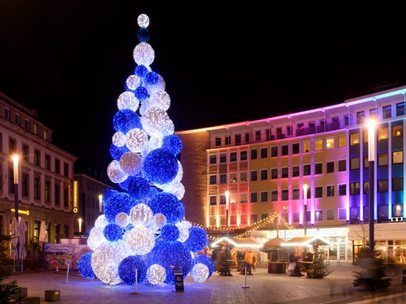 Auf dem Weihnachtsmarkt in Gelsenkirchen gibt es am Freitag eine Spendenaktion. Schalker Fans aufgepasst.