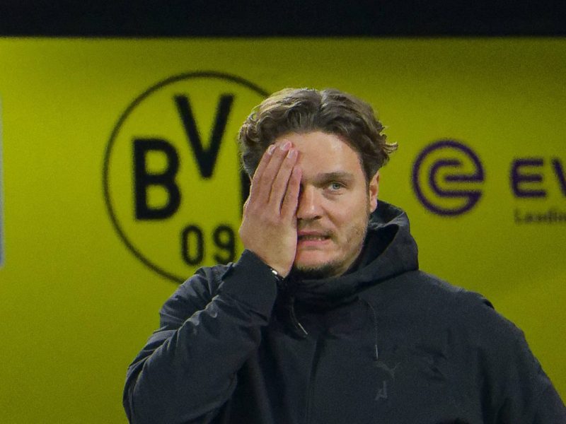 Edin Terzic und Borussia Dortmund verlieren das Spitzenspiel.