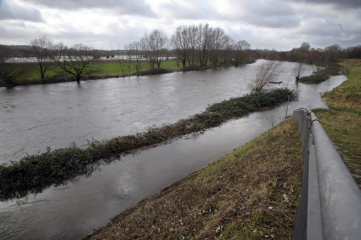 Oberhausen Ruhr Hochwasser