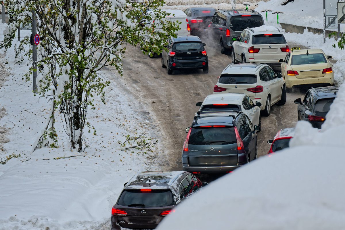 Glatteis wird bei dem Wetter in NRW prognostiziert