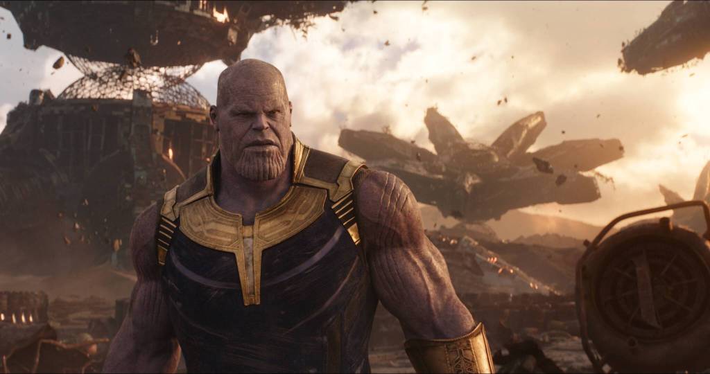 Der Bösewicht Thanos aus Avengers Infinity War.