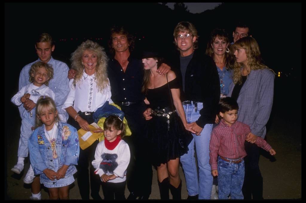 Michael Landon und seine Familie im Jahr 1991.