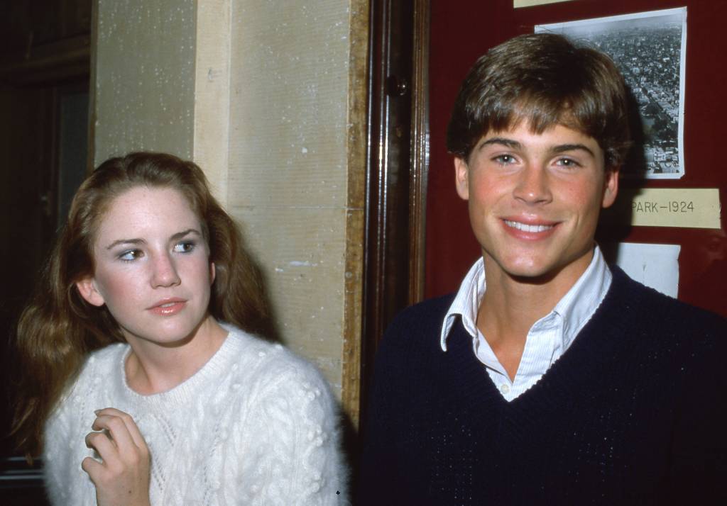 Melissa Gilbert und Rob Lowe in den 1980ern.