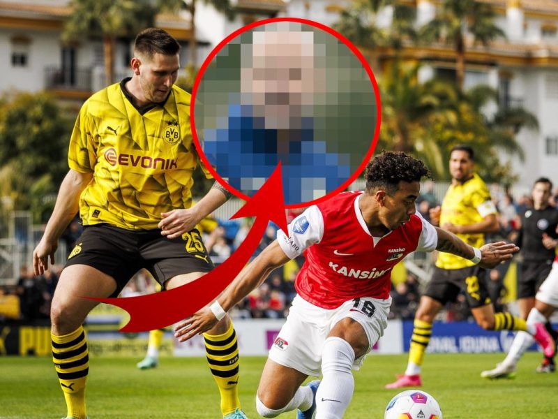 Beim Testspiel von Borussia Dortmund schaute ER vorbei.