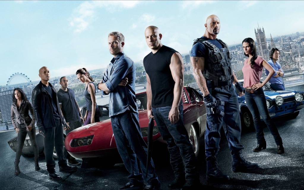 Der komplette Haupt-Cast von Fast and the Furious 6.