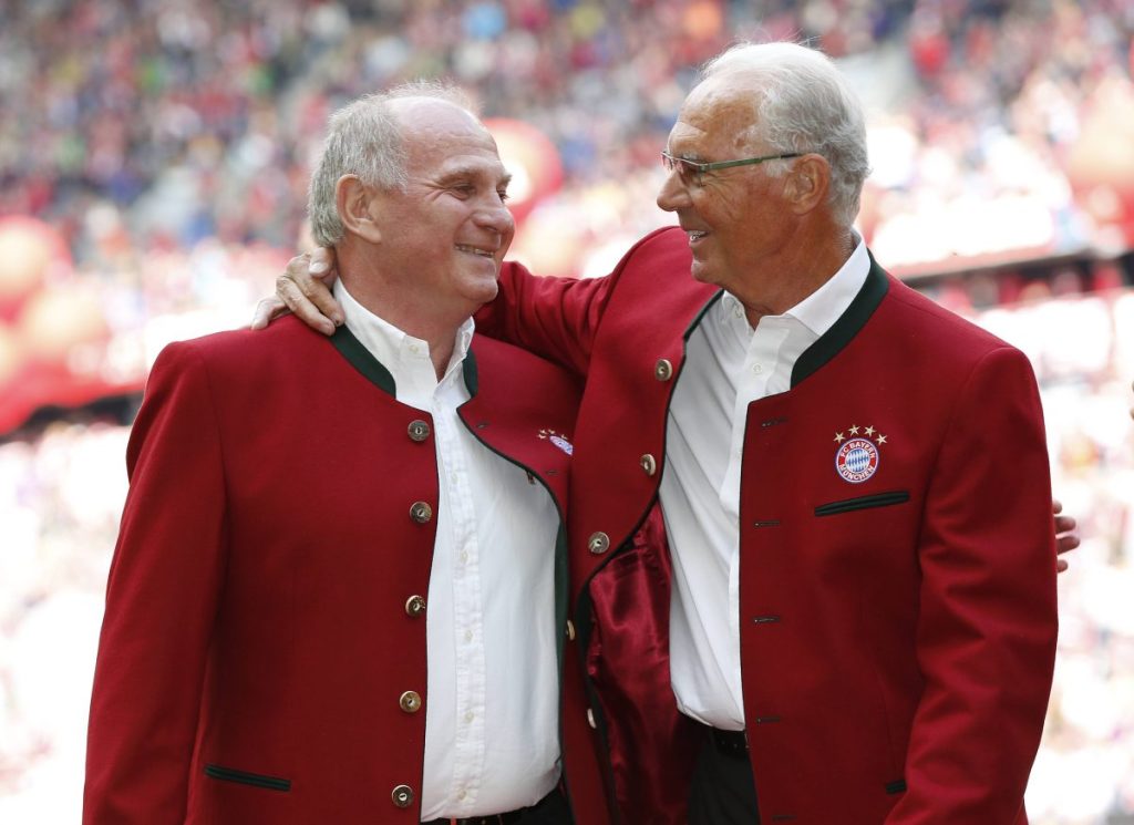 Uli Hoeneß (li.) und Franz Beckenbauer (re.) verband eine lange und enge Freundschaft. 