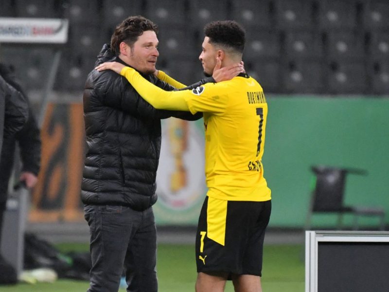 Borussia Dortmund wird den Transfer von Jadon Sancho in Kürze unter Dach und Fach bringen. Edin Terzic spielte bei der Rückkehr eine zentrale Rolle.