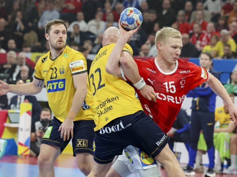 Handball-EM Daenemark Schweden