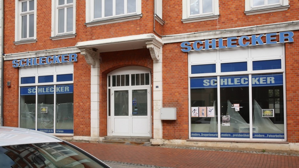 Leerstehende Schleckerfiliale.