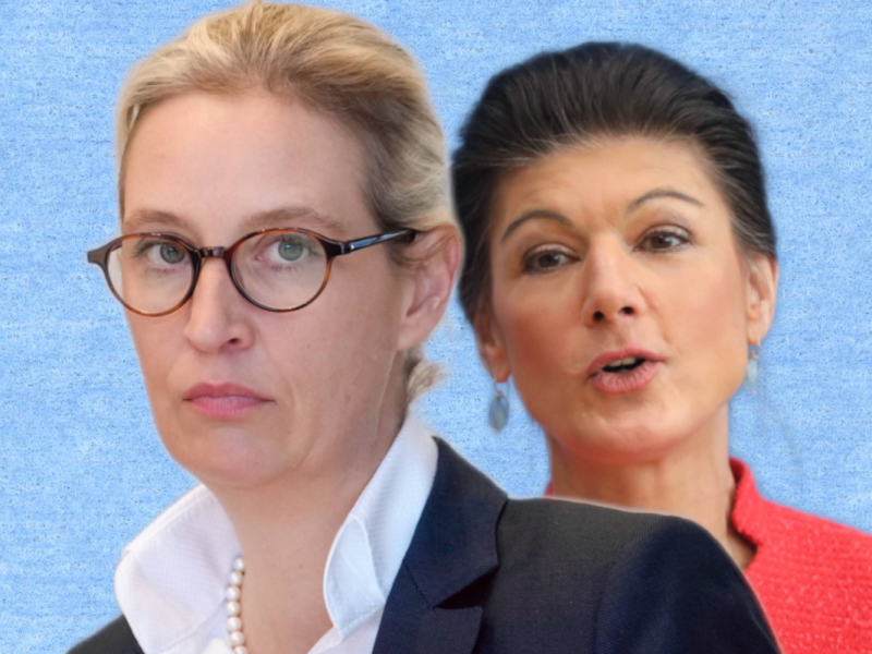 Wagenknecht verteidigt AfD-Weidel.
