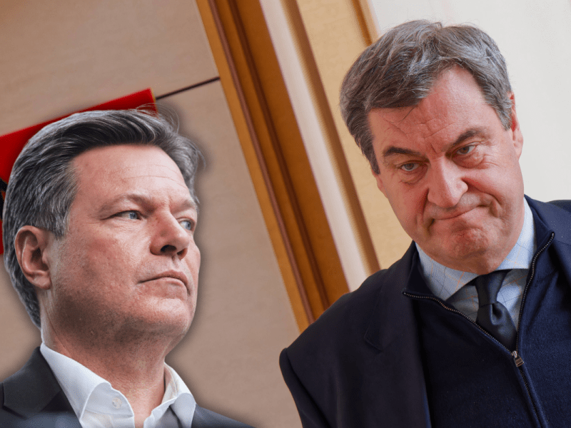 Söder und Habeck liefern sich in München einen Energie-Beef.