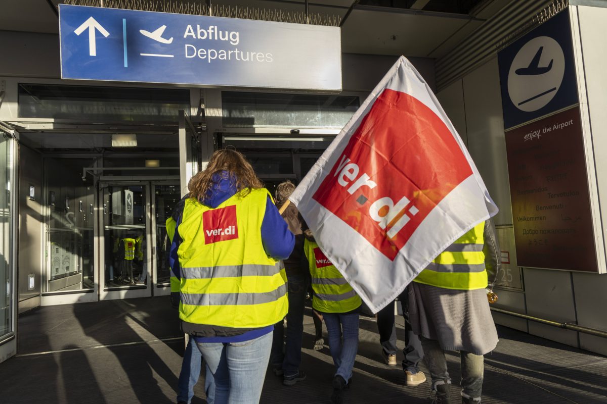 Der Flughafen Düsseldorf bereitet sich auf den Streik vor.