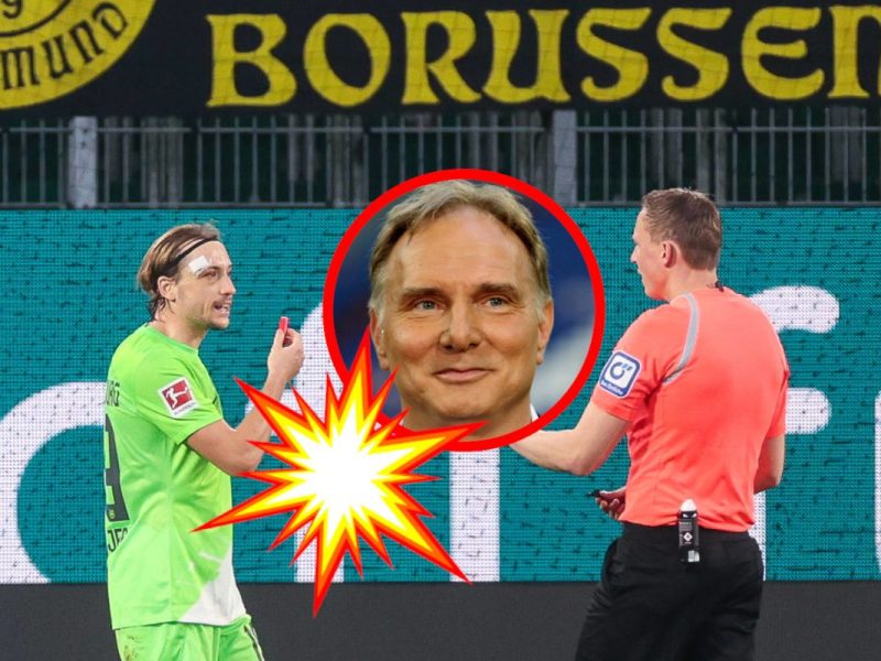 Bei Wolfsburg - Dortmund gab es zum Ende hässliche Szenen.