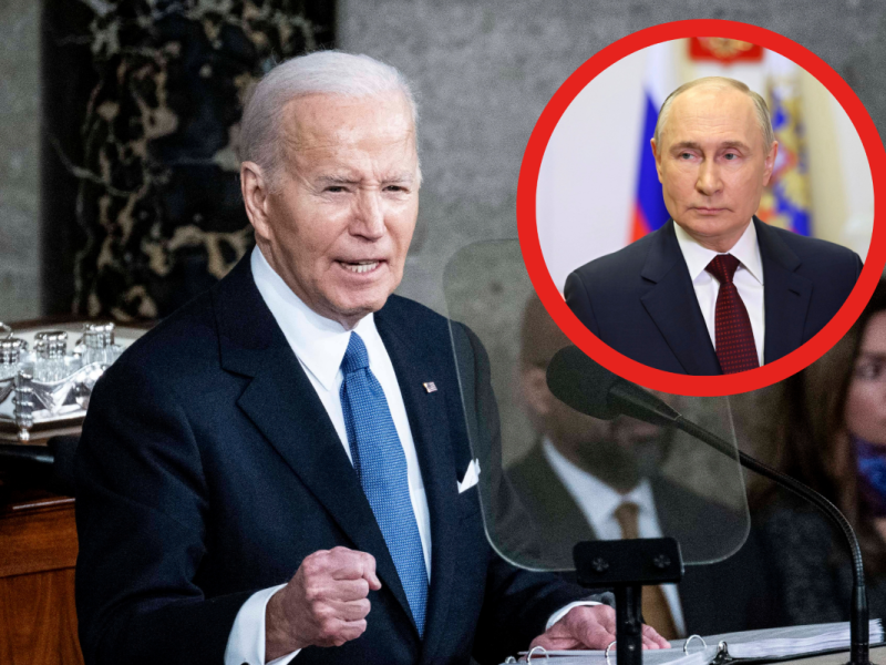 Bei seiner Rede zur Lage der Nation knüpfte sich Joe Biden den russischen Präsidenten Wladimir Putin vor.