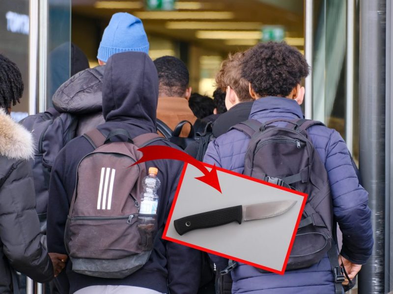 Schule in NRW Waffe