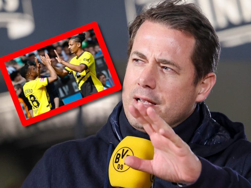 Borussia Dortmund: Lars Ricken schaut sich die Situaton von Sebastien Haller ganz genau an.