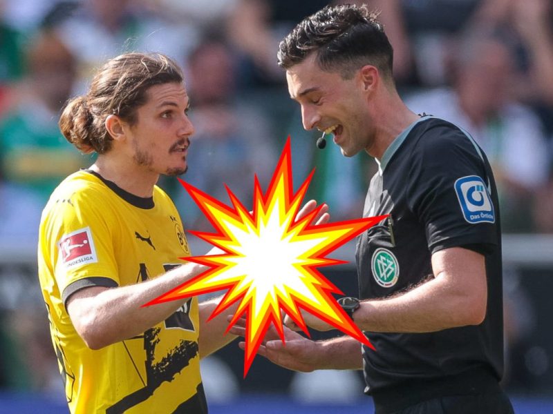 Bei Gladbach – BVB stand einmal mehr der VAR im Mittelpunkt.